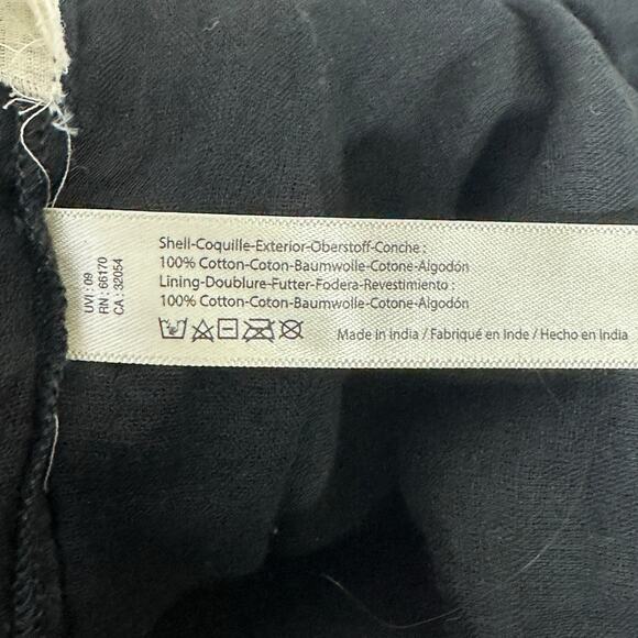 NWT Free People Shailee Dress Womens M Black Eyelet Ruffle Tiered Cottagecore - Picture 9 of 9